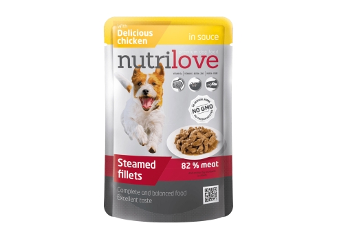 Nutrilove koertoit kanafileed kastmes 28X85g