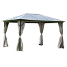 Varikatus SUNSET 3x4xH2-2,7m, taupe-pruun