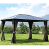 Varikatus SUNSET 3x4xH2-2,7m, taupe-pruun