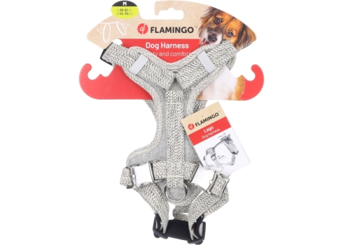 Flamingo Lago mustvalged traksid koerale M 45-70cm