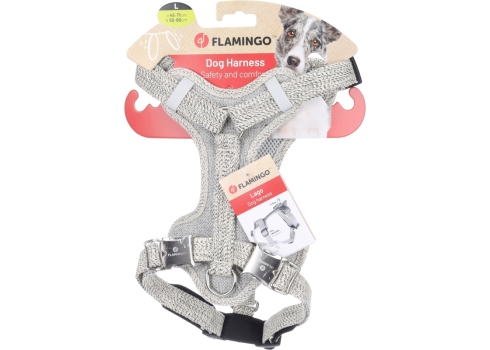 Flamingo Lago mustvalged traksid koerale L 50-80cm