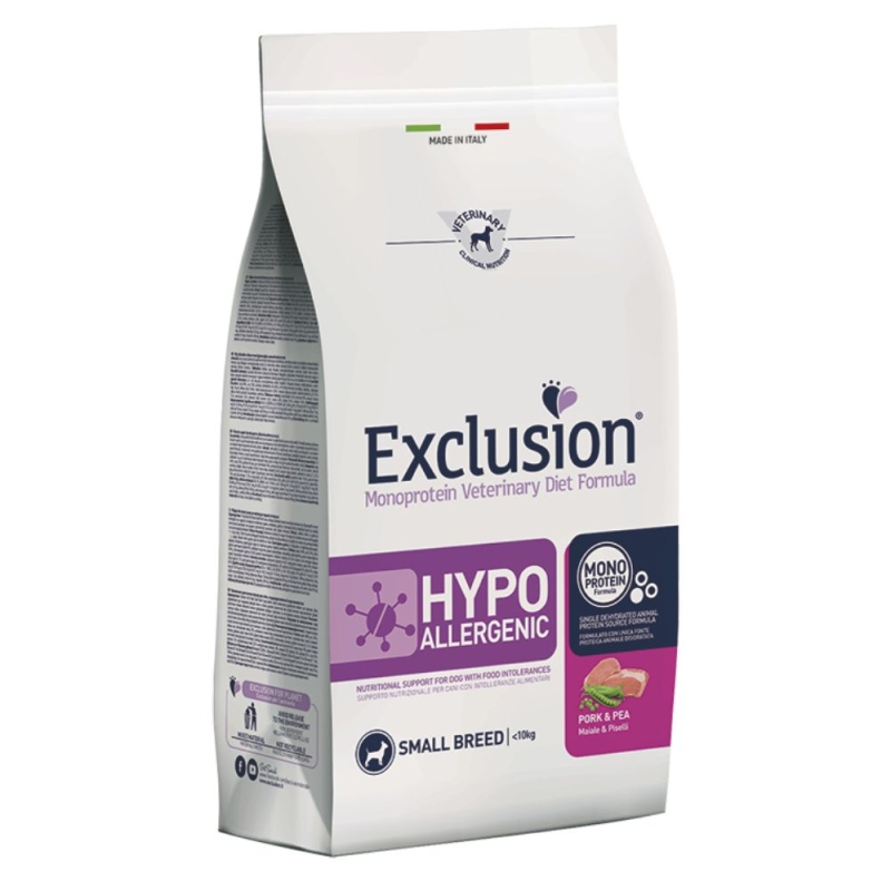 EXCL Hypoallergenic adult pork & peas small breed koeratoit 7kg