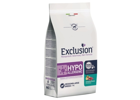 EXCL Hypoallergenic adult venison & potato medium-large breed koeratoit 2kg
