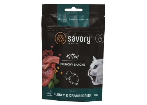 Savory maius kassipoegadele kalkuni ja jõhvikatega 50g