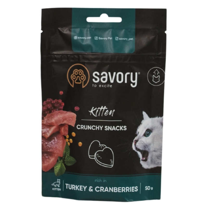 Savory maius kassipoegadele kalkuni ja jõhvikatega 50g