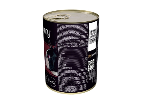 Savory konserv Gourmand koertele kalkuniga 800g