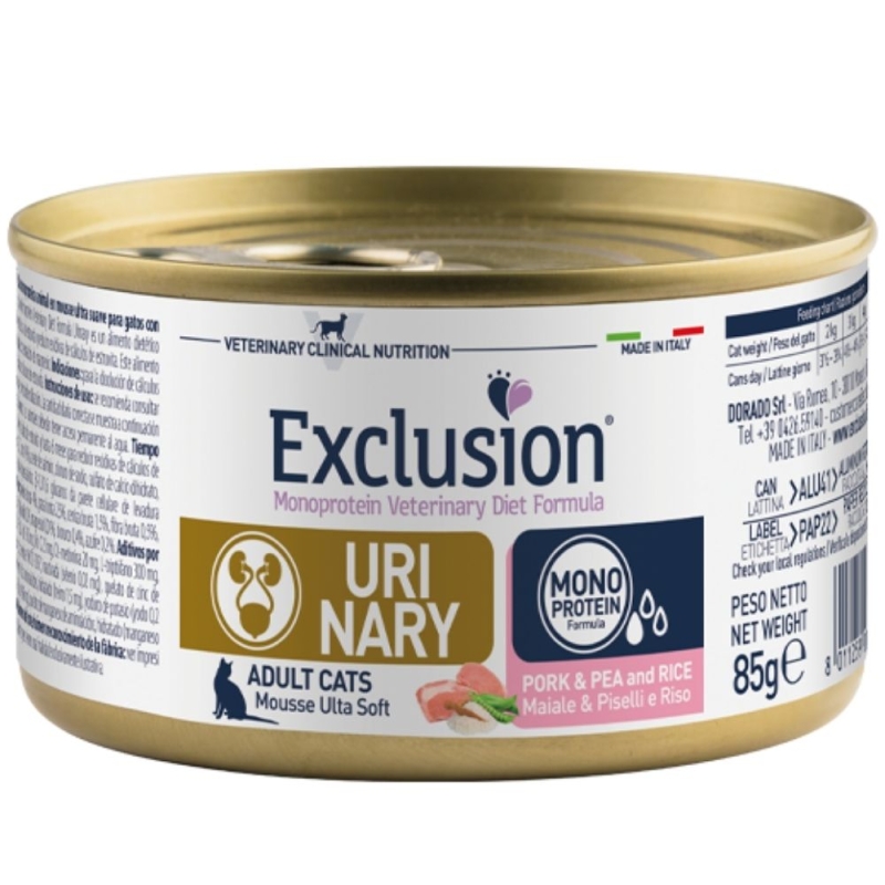 EXCL Urinary Stress konserv sealiha, herneste & riisiga 6x85g