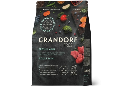 Grandorf Fresh Värske Lambaliha ja Bataat väikestele tõugudele 3kg