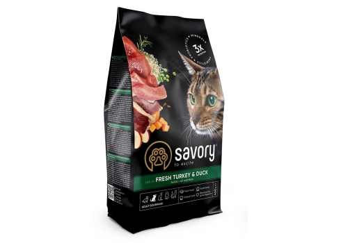 Savory cat Gourmand Turkey&Duck kassitoit 400g