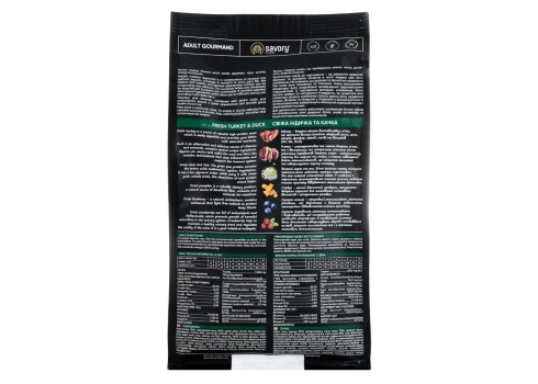 Savory cat Gourmand Turkey&Duck kassitoit 400g
