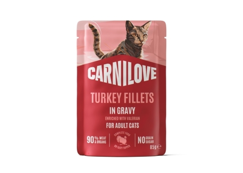 Carnilove Turkey Gravy with Valerian märgtoit kassidele 85g