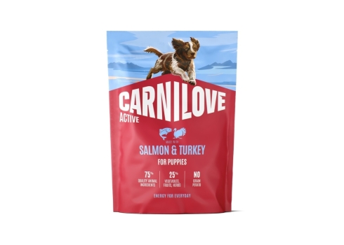 Carnilove Active Salmon & Turkey Puppy koeratoit 1,5kg