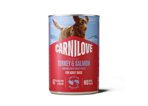 Carnilove Salmon & Turkey konserv koertele 400g