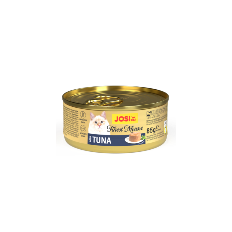 JosiCat Finest Mousse Tuna kassitoit 12x85g