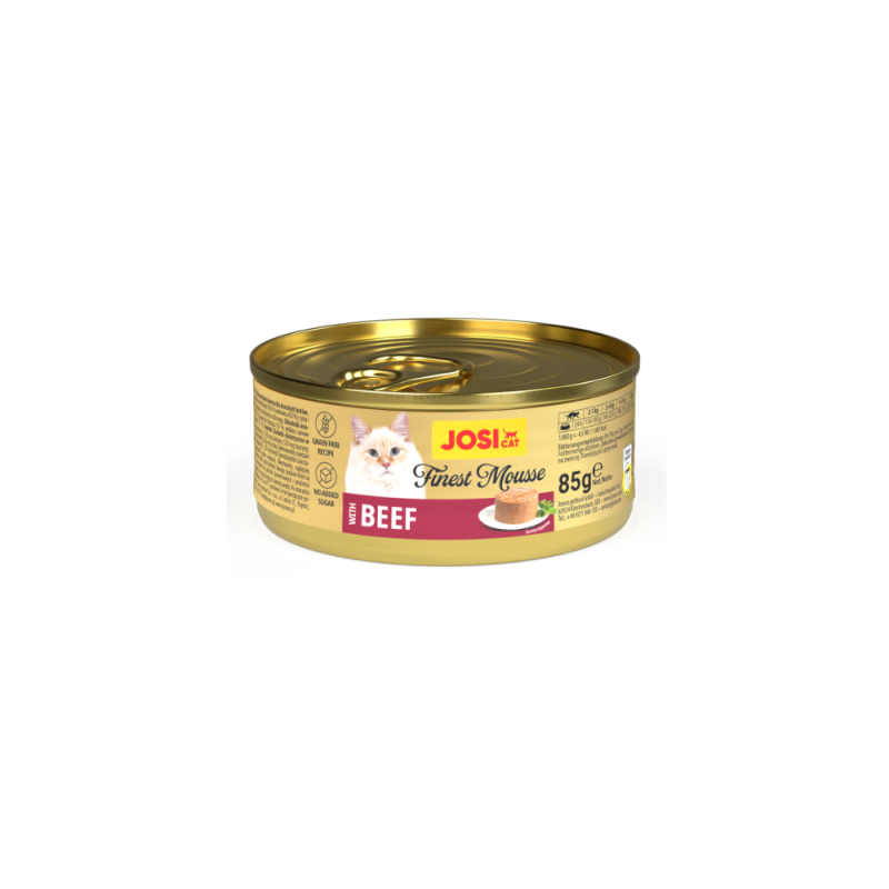 JosiCat Finest Mousse Beef kassitoit 12x85g