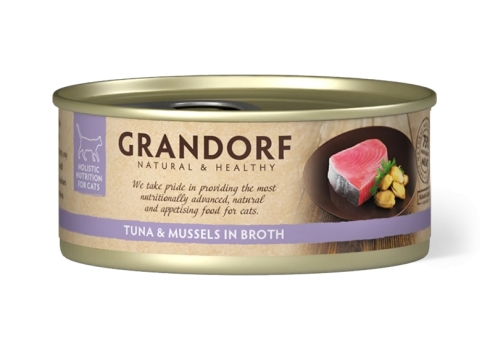 Grandorf Tuunikala filee ja Rannakarbid konserv kassidele 6x70g