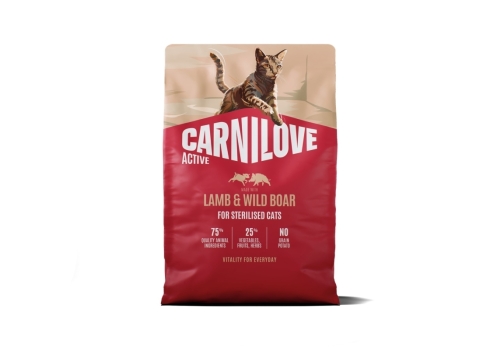 Carnilove Active Lamb & Wild Boar Adult Sterilised kassitoit 2kg