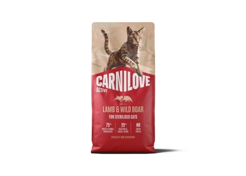 Carnilove Active Lamb & Wild Boar Adult Sterilised kassitoit 6kg