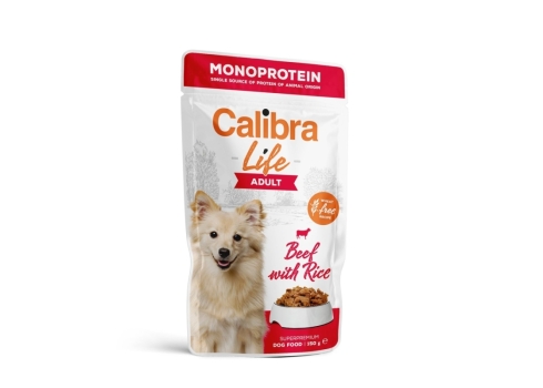 Calibra Life Adult Beef märgtoit koertele 150g