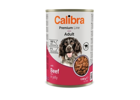 Calibra Premium Beef konserv koertele 1240g