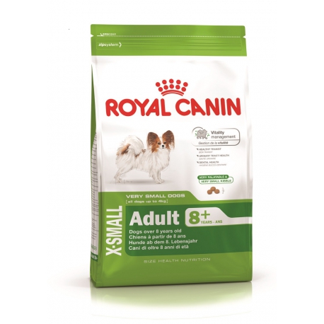 Royal Canin X-Small Adult +8 koeratoit 1,5kg Royal Canin X-Small Adult +8 koeratoit 1,5kg