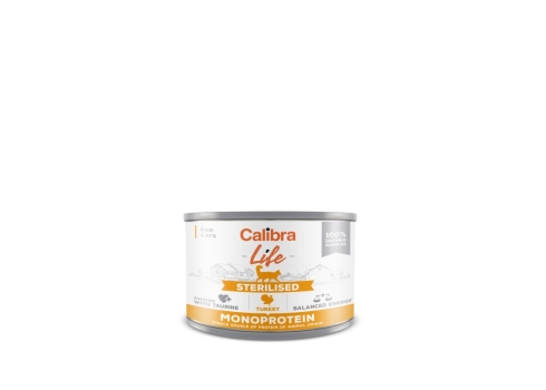 Calibra Life Sterilised Turkey konserv kassidele 200g