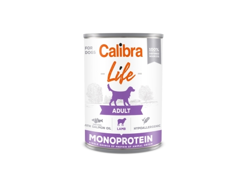 Calibra Life Adult Lamb konserv koertele 400g