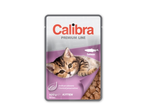 Calibra Premium Kitten Salmon märgtoit kassipoegadele 100g