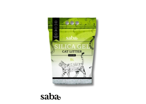 SABA Aloe Vera lõhnaline silikageelist kassiliiv 5L