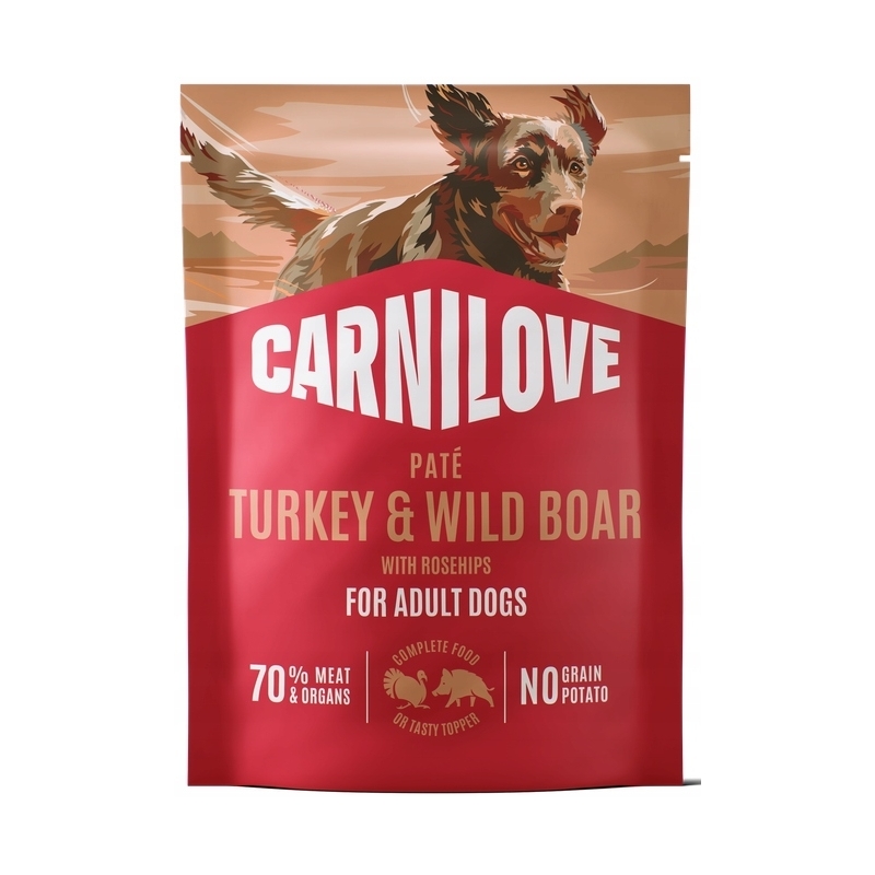 Carnilove Pate Turkey & Wild Boar märgtoit koertele 300g