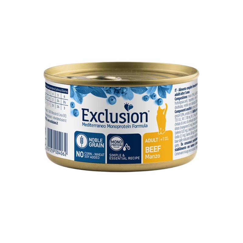 EXCLUSION Mediterraneo konserv kassidele Beef 12x85g