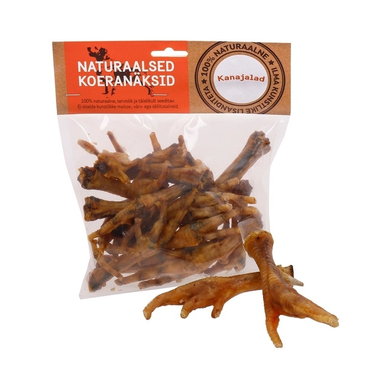 Naturaalne maius koertele, kanajalad 200 g