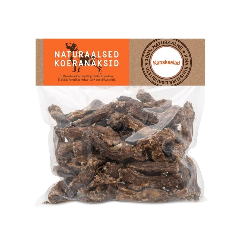 Naturaalne maius koertele, kanakaelad 200 g