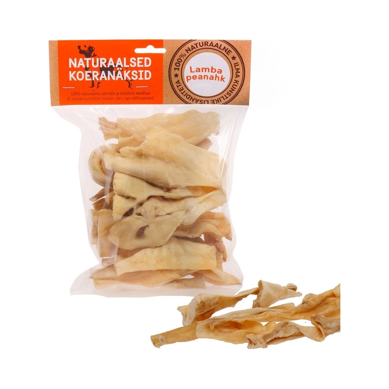Naturaalne maius koertele, lamba peanahk 200 g