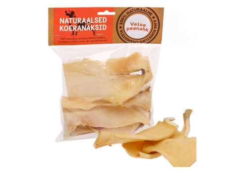 Naturaalne maius koertele, veise peanahk 15 cm, 500 g