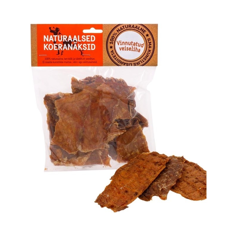 Naturaalne maius koertele, vinnutatud veiseliha, 500 g