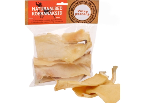 Naturaalne maius koertele, veise peanahk 15 cm, 200 g