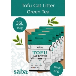 SABA rohelise tee lõhnaline tofu kassiliiv 36L