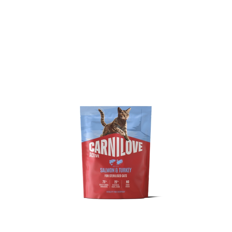 Carnilove Active Salmon & Turkey Adult Sterilised kassitoit 0,4kg