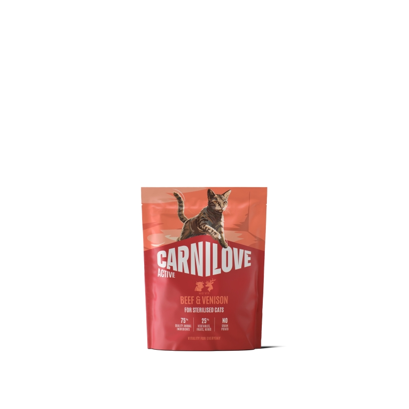 Carnilove Active Beef & Venison Adult Sterilised kassitoit 0,4kg