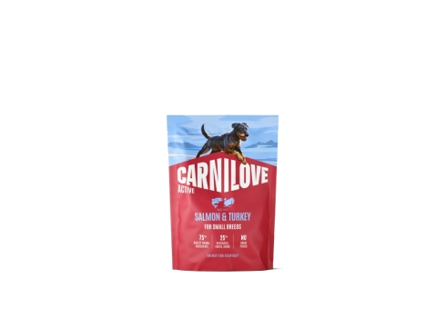 Carnilove Active Salmon & Turkey Adult Small Breed koeratoit 1,5kg