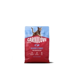 Carnilove Active Salmon & Turkey Adult Sterilised kassitoit 2kg