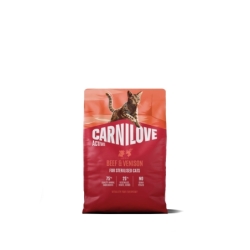 Carnilove Active Beef & Venison Adult Sterilised kassitoit 2kg
