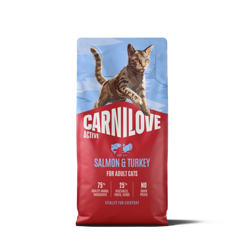 Carnilove Active Salmon & Turkey Adult kassitoit 6kg