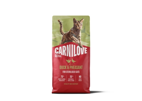 Carnilove Active Duck & Pheasant Adult Sterilised kassitoit 6kg