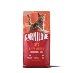 Carnilove Active Beef & Venison Adult Sterilised kassitoit 6kg