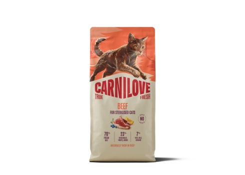 Carnilove True Fresh Beef Adult Sterilised kassitoit 6kg