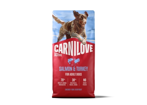 Carnilove Active Salmon & Turkey Adult koeratoit 12kg