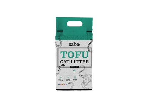 SABA rohelise tee lõhnaline tofu kassiliiv 6L
