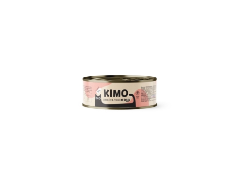Kimo Chicken & Tuna in Jelly konserv kassidele 70g